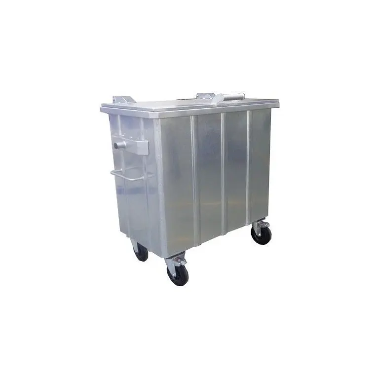 Container galvanized garbage 800L