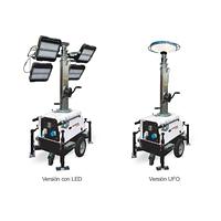 Mobile tower lighting