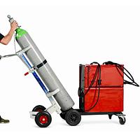 Carriage for 80kg welding bottles