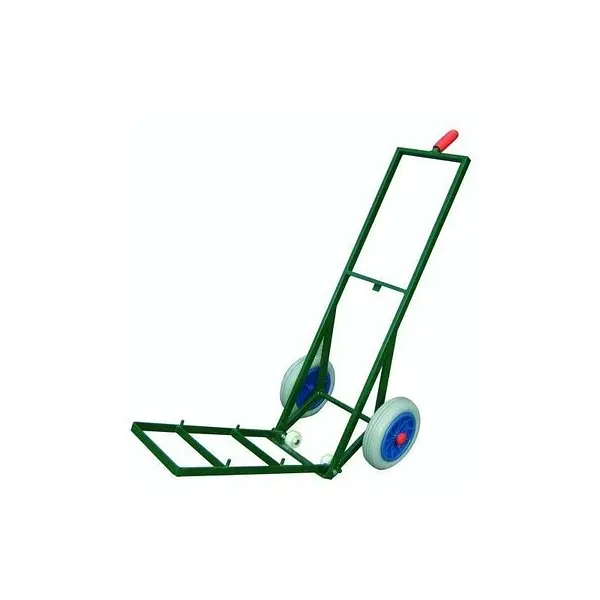 Pala plegable de carrito 600mm con marco de acero y ruedas neumáticas