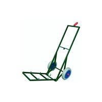 Cart folding shovel 600mm with steel frame and pneumatic wheels