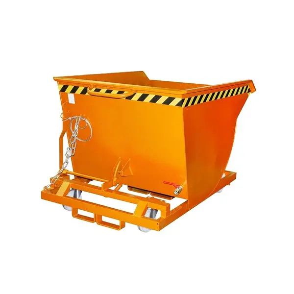 Contenedor de virutas, pintado, Amarillo naranja