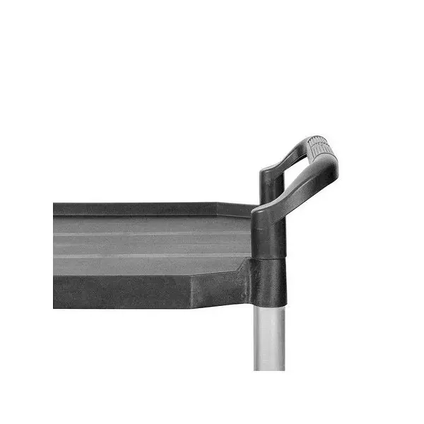 Stainless steel cart with 3 trays