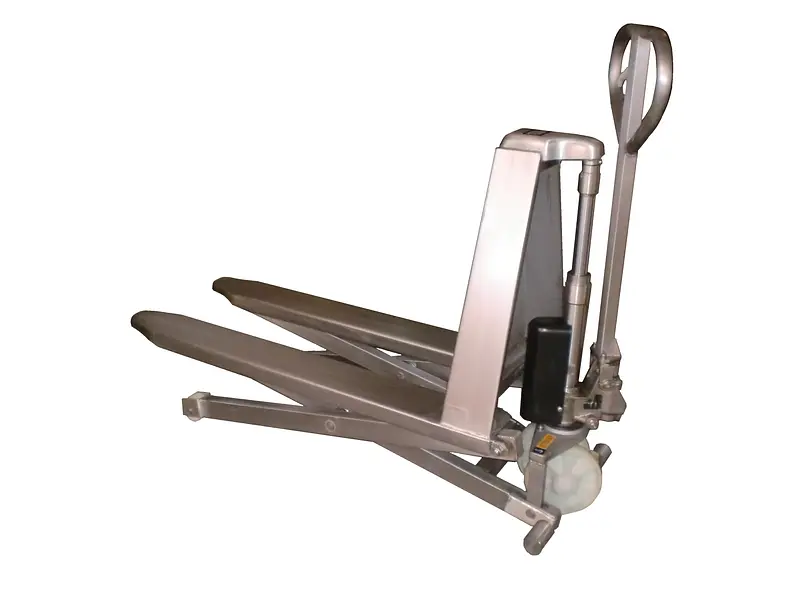 Galvanised and stainless steel scissor pallet truck HLG and HS