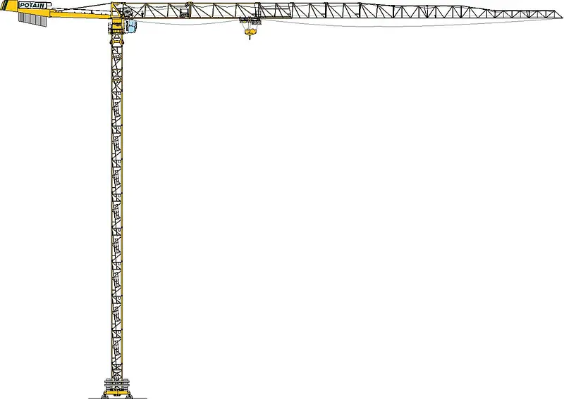 Potain MDT 219 J10 Top-Slewing Cranes