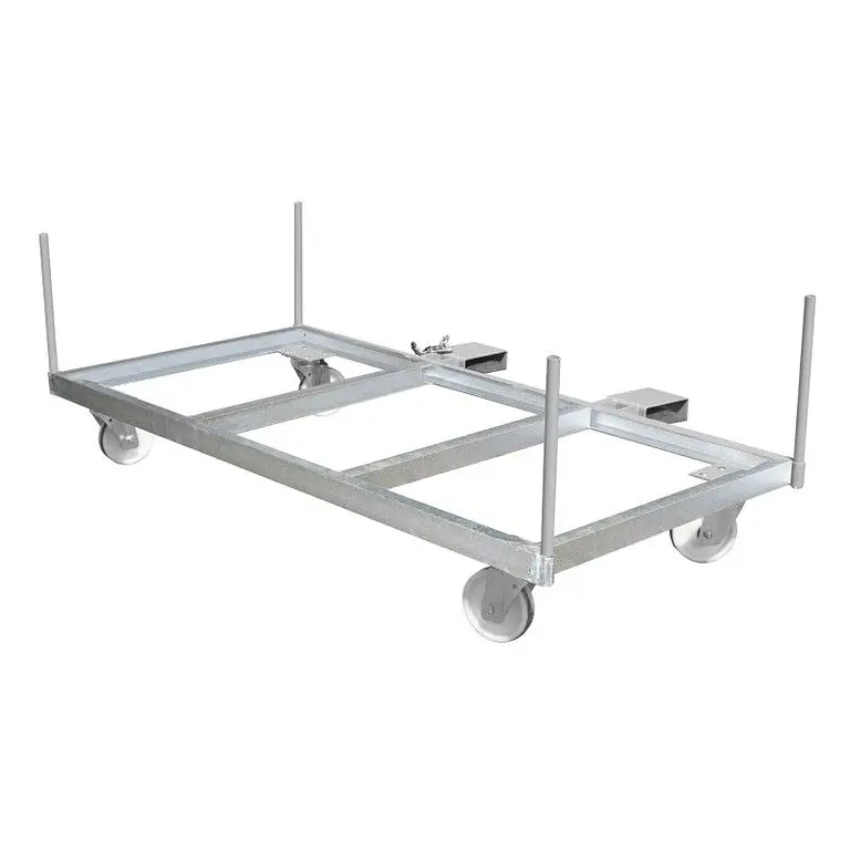 Long material sidecar hot dip galvanized with folding fork holes
