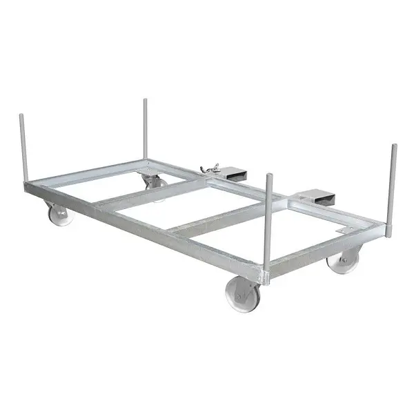 Long material sidecar hot dip galvanized with folding fork holes