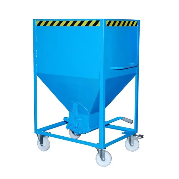 Silo Container, pintado, Azul claro