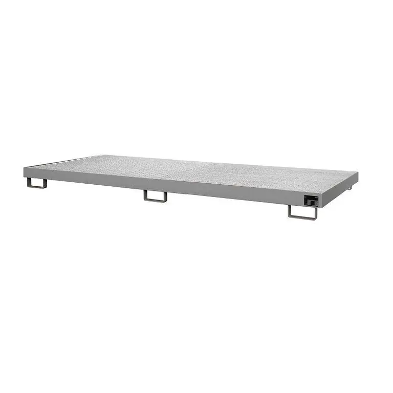 Estante liso gris ratón