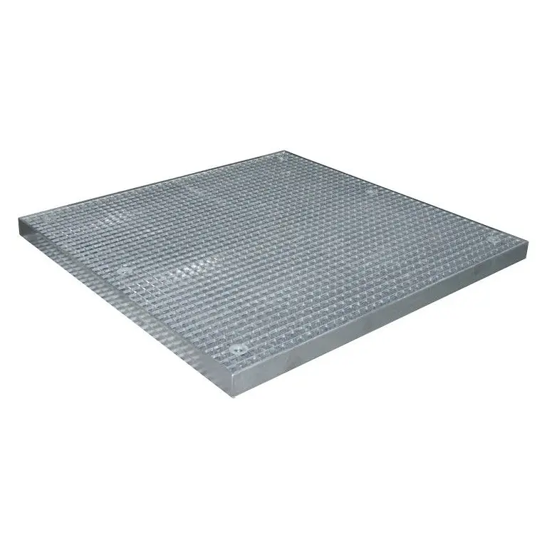 Bandeja derrames de protección de suelo, galvanized