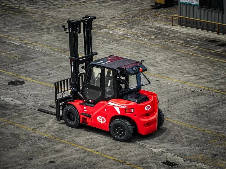 High Capacity Electric Counterbalanced Forklift 7.0T - EFL70-6-HV-PRO