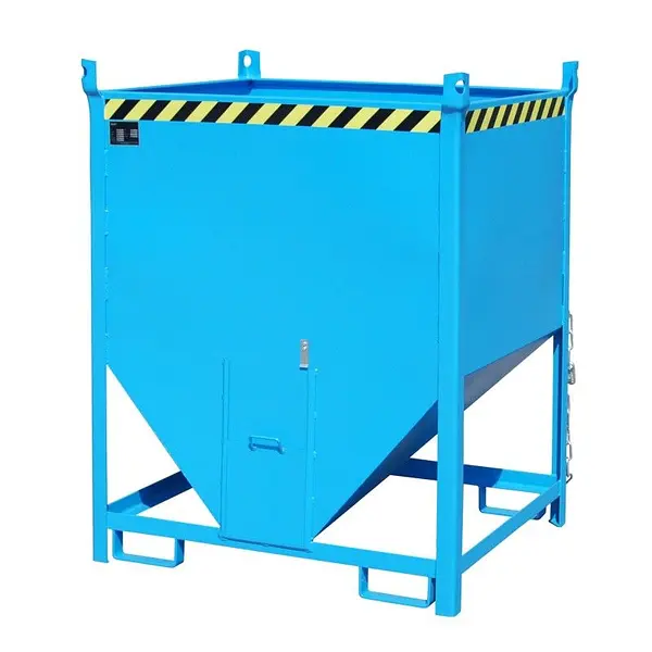 Silo Container, pintado, Azul claro
