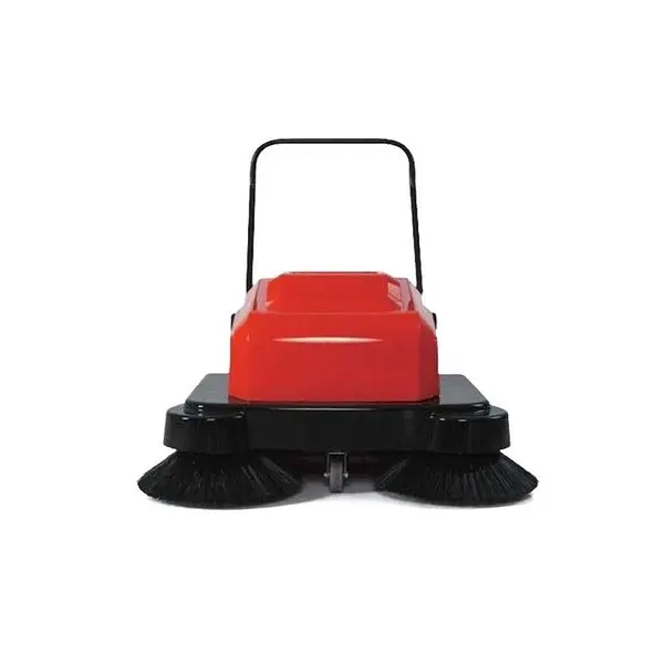 Electric walk-behind sweeper