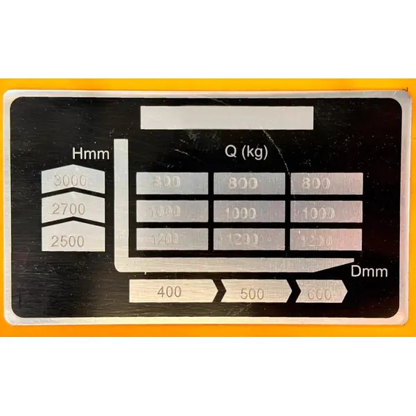 Apilador eléctrico 1200kg 2900mm