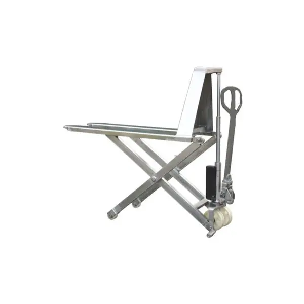 Stainless manual scissors 1000kg with height stability