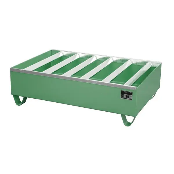 Spline Sump, painted, green Reseda