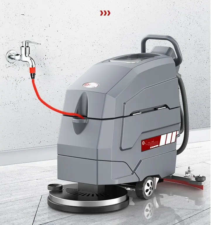 Hu-Lift Electric scrubber drier with manual push option X4