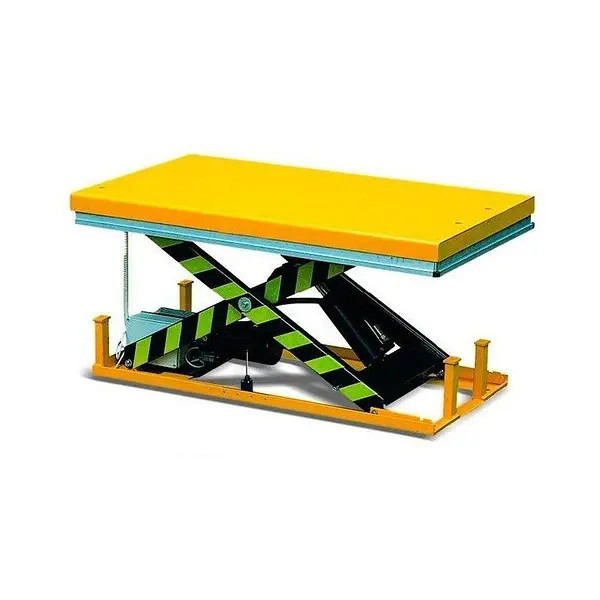 Mesa elevadora eléctrica 3000kg con altura de 1050mm y plataforma de 1200x1700mm