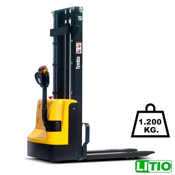Apilador eléctrico 1200kg Litio 24V 3000mm