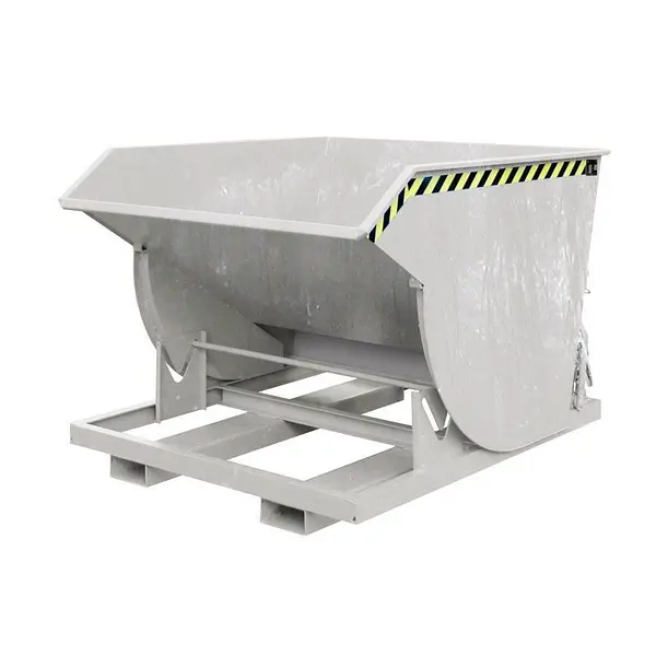 Contenedor basculante, galvanizado en caliente
