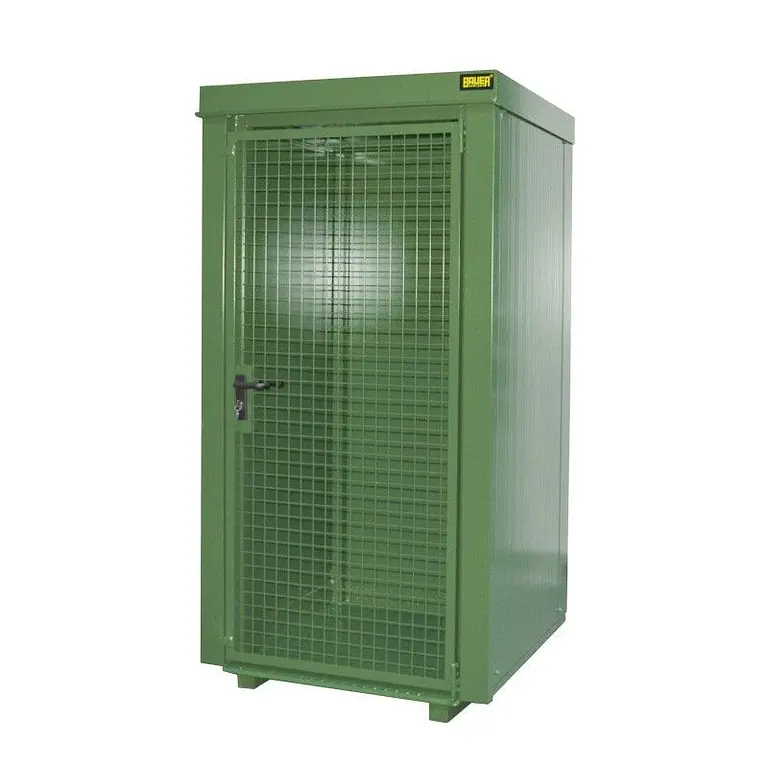Gas cylinder storage container