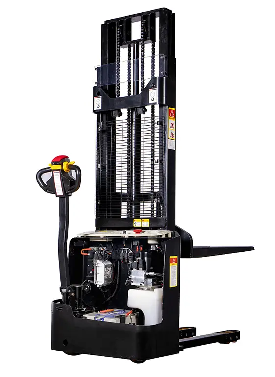 Hu-Lift WS15H Electric Stacker with variable lowering and lifting speeds
