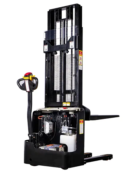 Hu-Lift WS15H Electric Stacker with variable lowering and lifting speeds