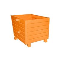 Volquete apilable, pintado, Amarillo naranja
