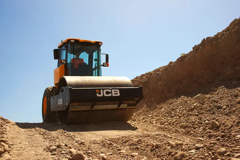 JCB 116D single drum roller