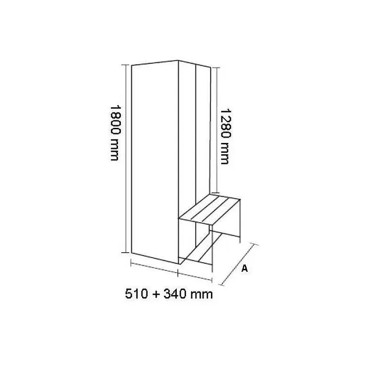 Lockers and 1 door bench modules