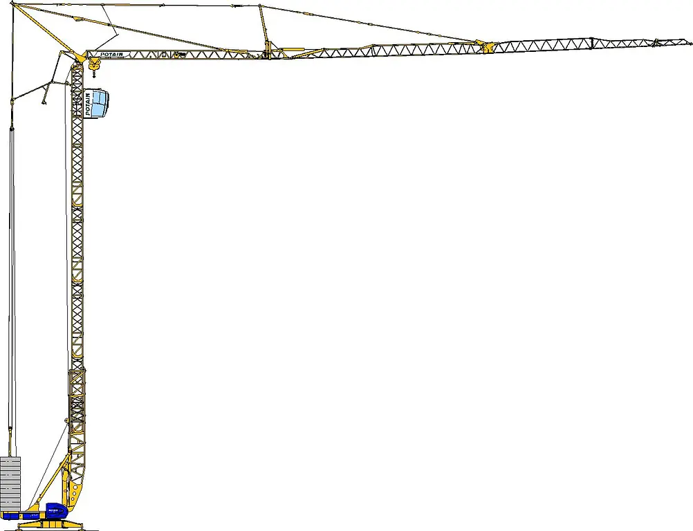 Potain Igo T 130 Self-Erecting Cranes