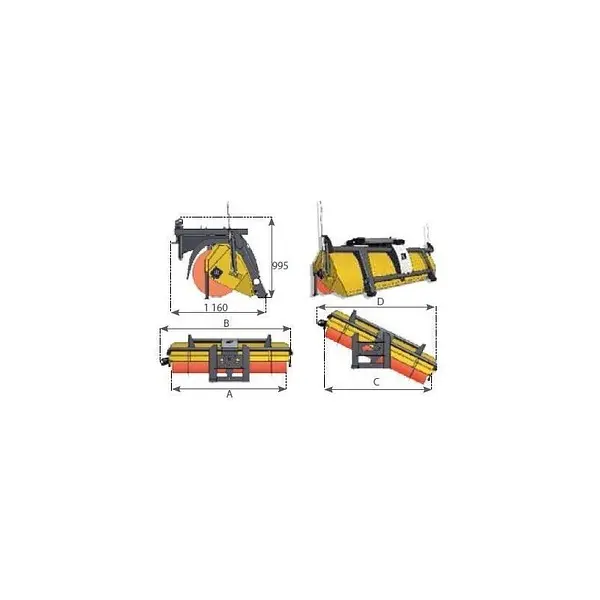 Sweeper agricultural use adaptable heater with hydraulic drive