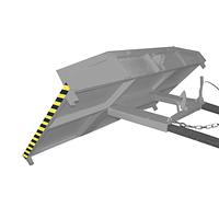 Platform for Off-Cuts, painted, gray mouse