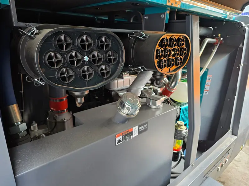 Compresor de aire de tornillo diésel Isuzu