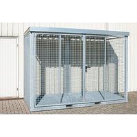 Gas cylinder storage container galvanized steel