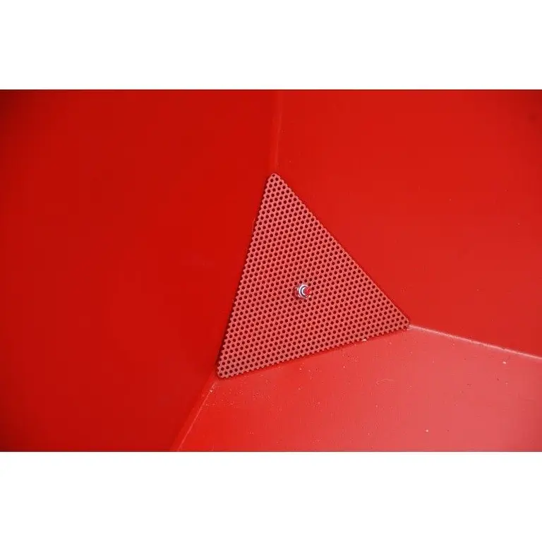 Contenedor de virutas, pintado Rojo