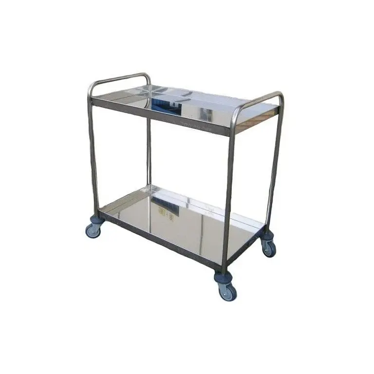 Carro 2 bandejas Inox