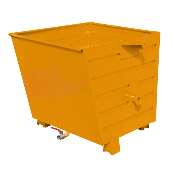 Stackable chip flirt painted orange yellow