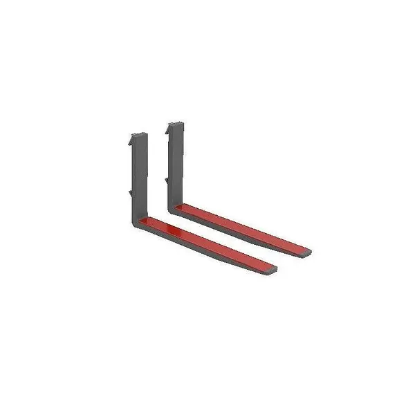 Forklift with 100mm wide forks