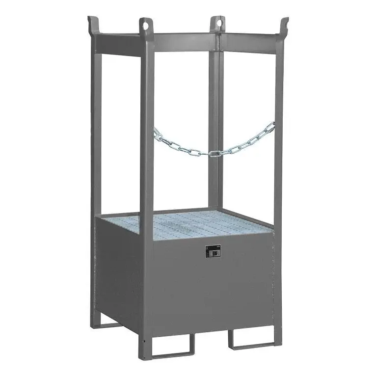 Piston stacking pad, painted, gray mouse