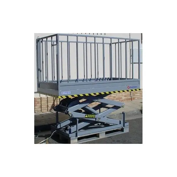Mesa Elevadora Eléctrica de Tijera 1000kg (con barandillas)