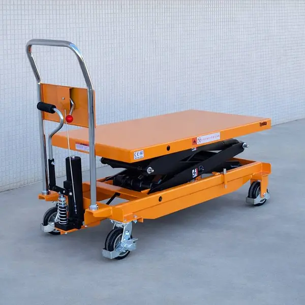 Manual lifting table 1000kg to 1700mm - 610x1200mm platform
