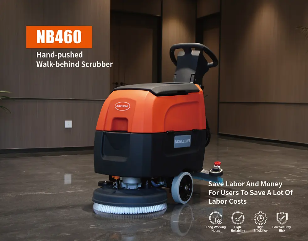 460 mm walk-behind scrubber - NobleLift NB460