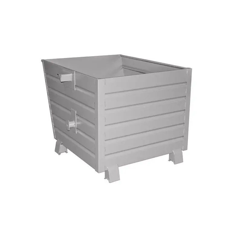 Volquete apilable, pintado, gris ratón