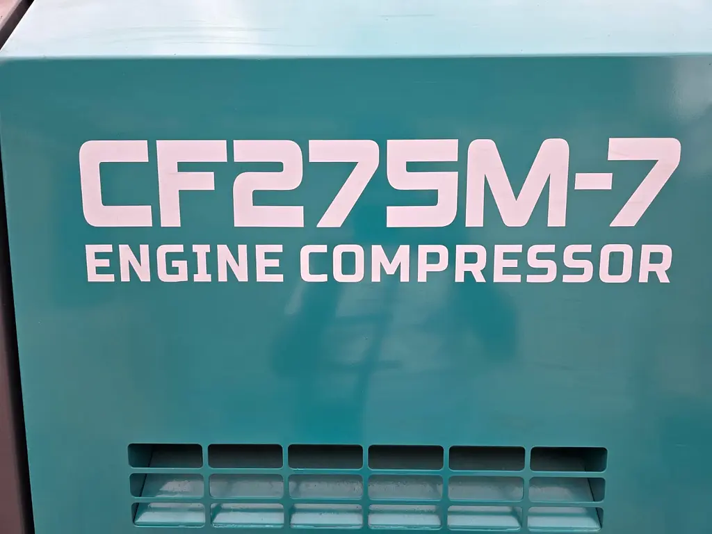 Compresor de aire rotativo de tornillo diesel Isuzu 275 CFM