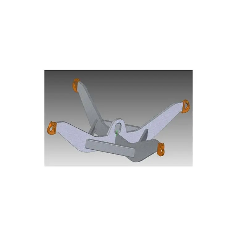 Crane for big-bag with 2000 kg load capacity