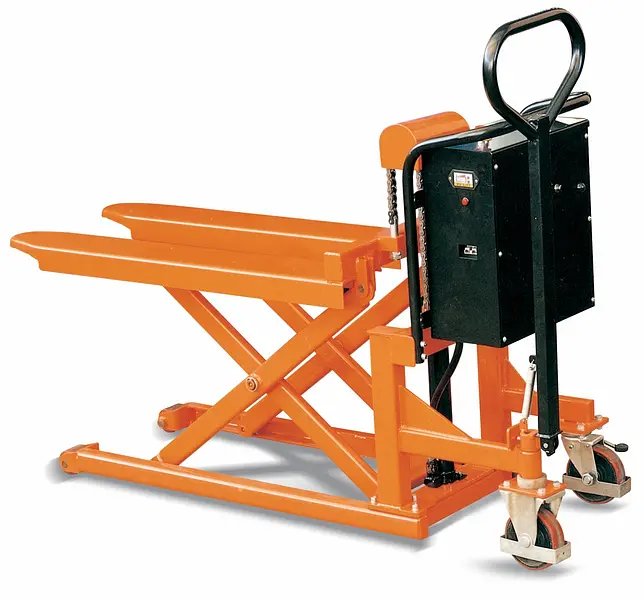 SL100S and PE100S Mobile Scissor Pallet Truck