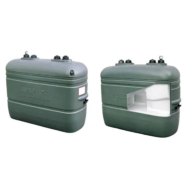 Double wall 1000 liter tank for diesel and liquid storage