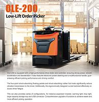 2000kg low-level order picker - NobleLift OLE-200