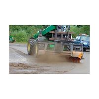 Sweeper agricultural use adaptable heater with hydraulic drive
